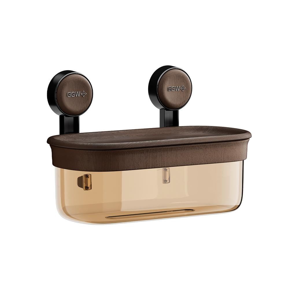 tissue box, wall-mounted suction cup, no punching, household bathroom, toilet, paper pumping box, waterproof, multi-functional storage, paper pumping