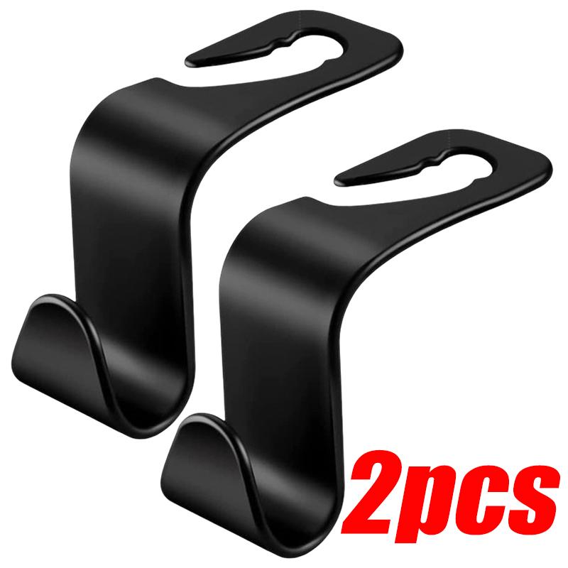 Universelle Auto Rücksitzhaken Auto Innenraumteile Tasche Aufbewahrungshänger Kopfstützenhalter Hängender Halter Langlebig Tragkraft 20kg