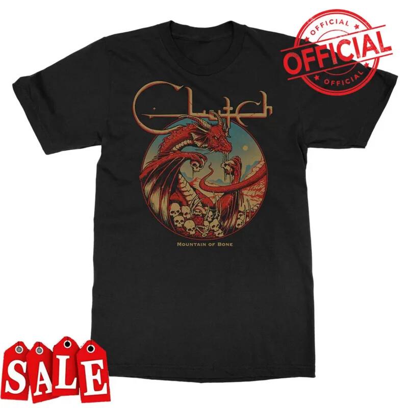 Vtg Clutch Band MOUNTAIN OF BONE Black S-5XL Unisex Shirt Unisex T-Shirt XXL