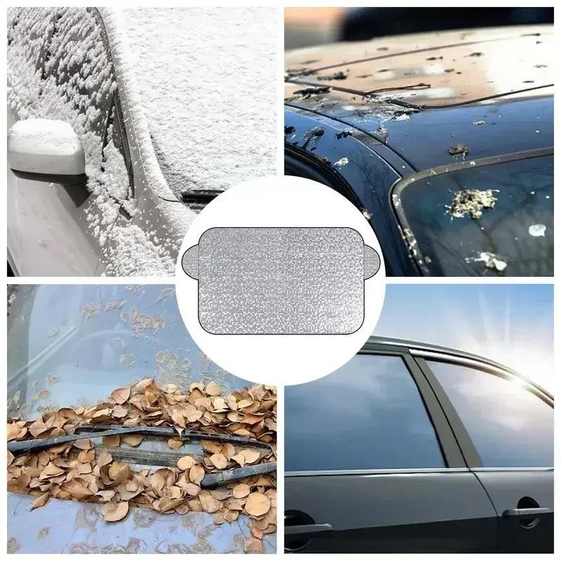 Sunshade Cover Car Windshield Snow Sun Shade Waterproof Protector Cover Car Front Windscreen CoverWindshield Sunshades 1