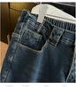Plus Size Women's High Waist Slimming Casual Loose Velvet Thick Jeans 200-300 Jin.