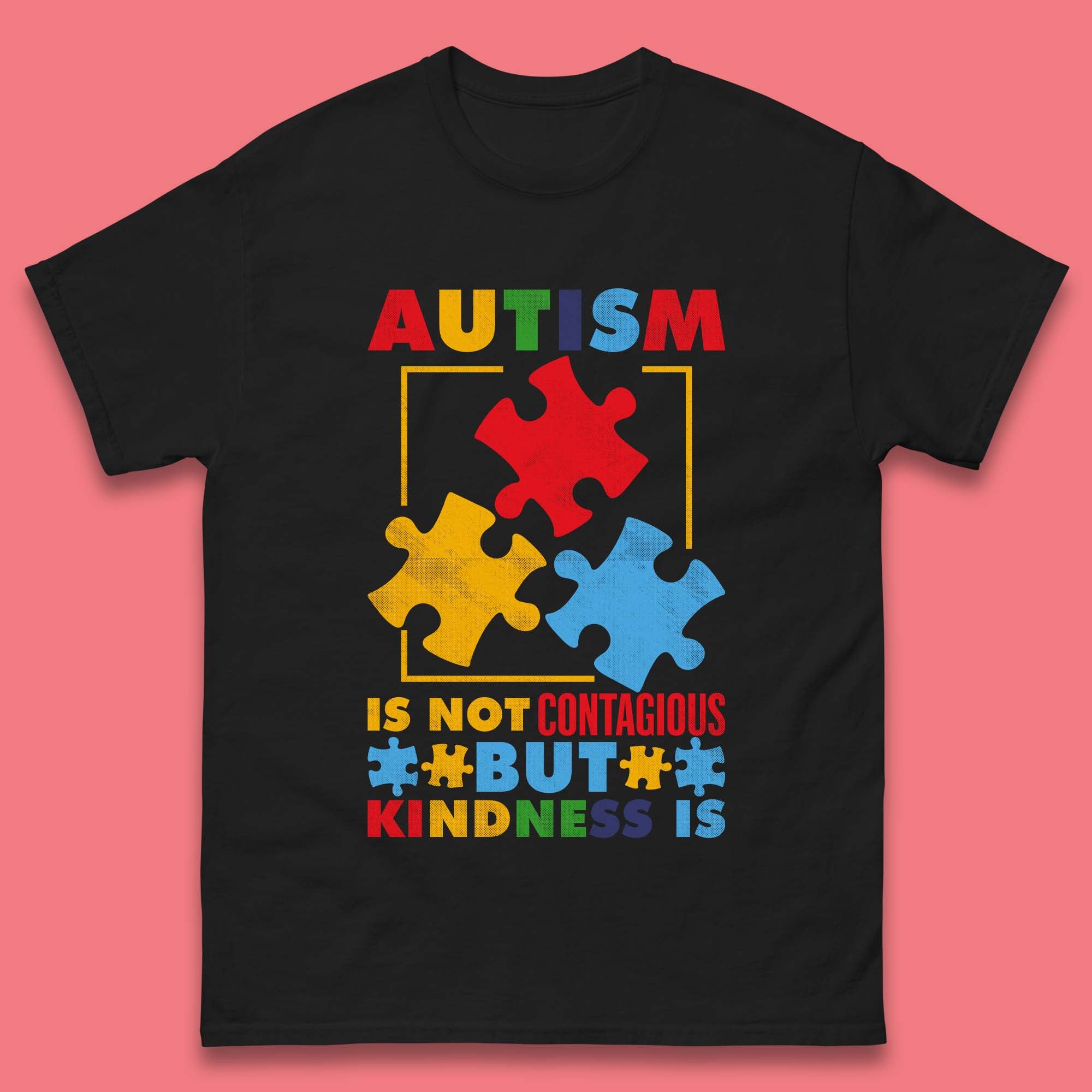 Autism Kindness Mens T-Shirt Womens Tops Tees 2XL