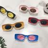 Brand Designer Square Sunglasses Man Personality Fashion Sun Glasses Vintage Male Hip Hop Shades