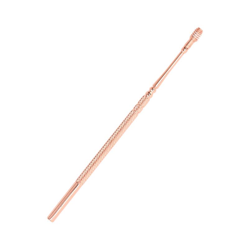 

Rose Gold Stainless Steel Double-Ended Spiral Ear Cleaner Tool