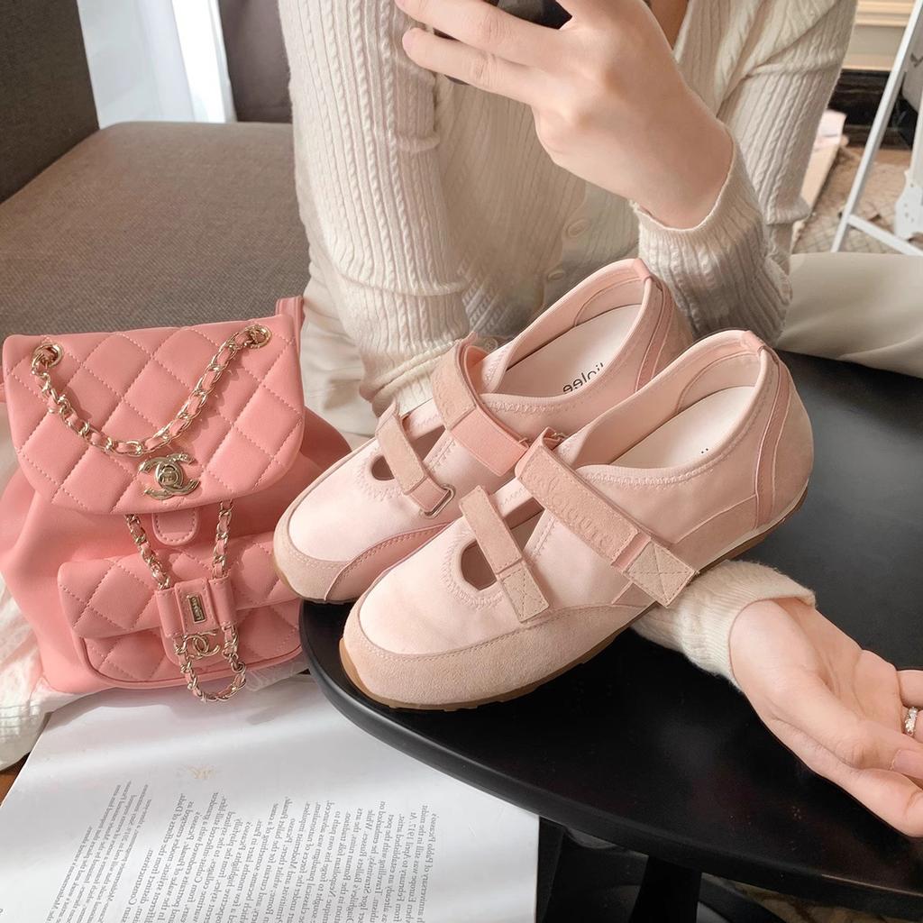 Fashion Women's Mary Jane Shoes 2025 Spring Autumn New Lightweight Comfortable Soft Sole Casual Sneakers Fashion Outdoor Non Slip Flats
