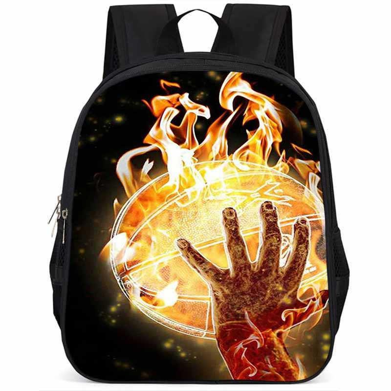 Sac à dos scolaire élégant Basketball 15 pouces Grande capacité Léger Pour Garçons et Filles