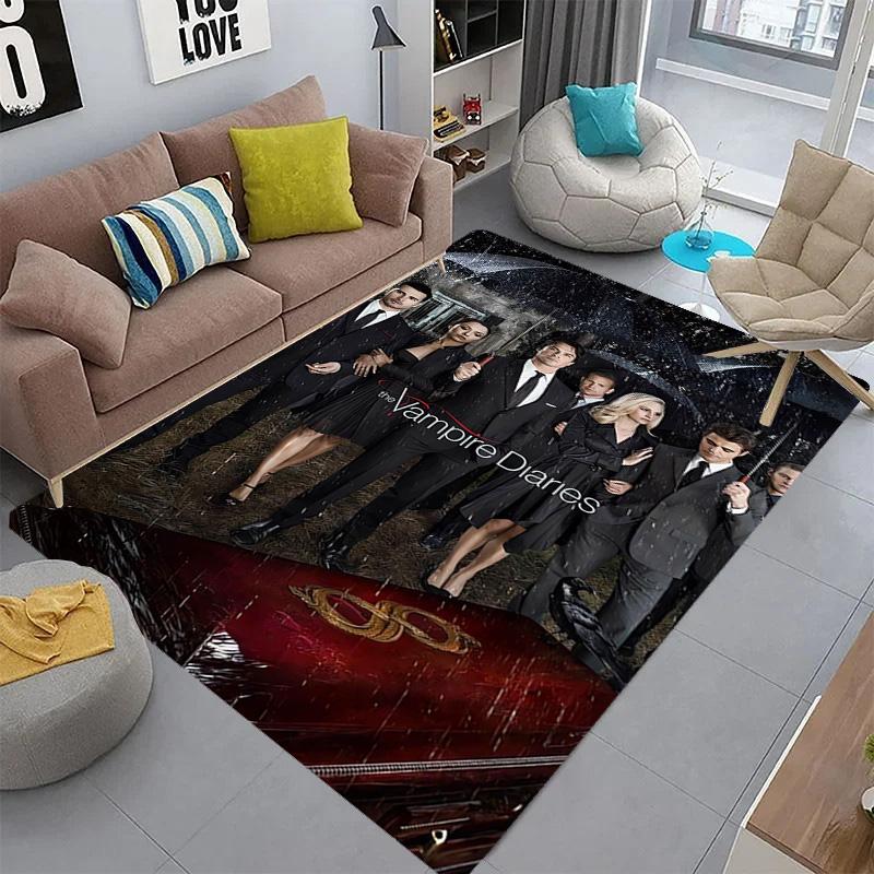 Vampire Diaries: Rainy Night Gathering carpet Suitable for all seasons Home Decor Room Christmas gifts Dormitory decoration