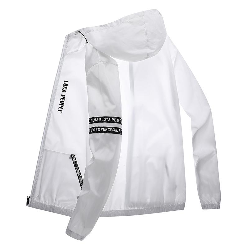 Men's Lightweight Ice Silk Sun Protection Jacket - Breathable, Trendy, Loose-Fit for Outdoor Activities & Fishing