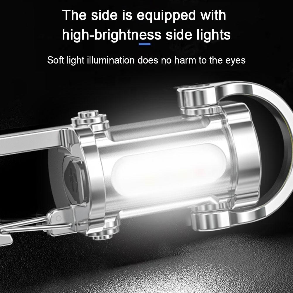 Outdoor Camping Light Outdoor USB Rechargeable Flashlight Suction Bright camping Electro U9M0