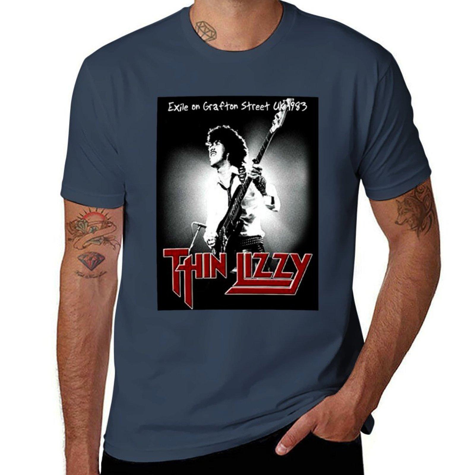 

Thin Lizzy Classic T-Shirt sports fans blanks mens t shirt graphic 2XL