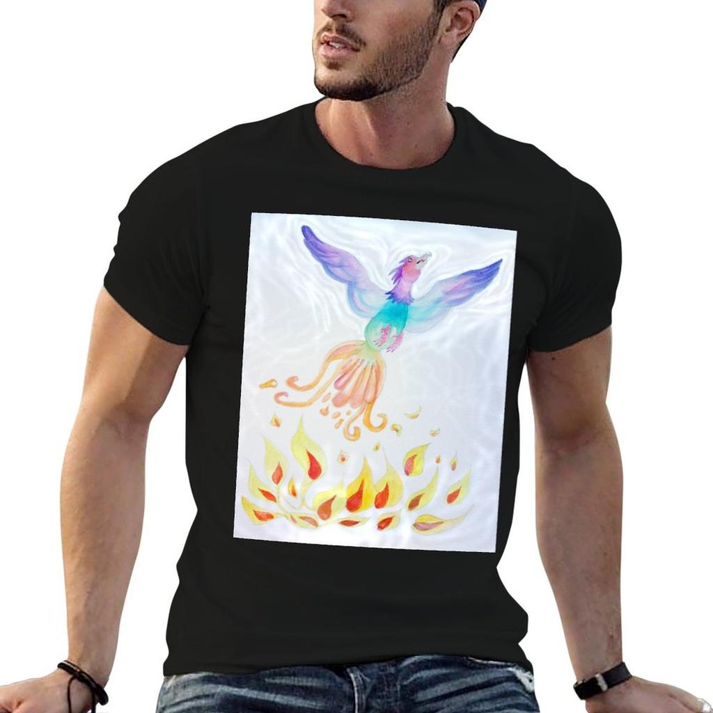 rising phoenix T-Shirt Streetwear Print Tee Shirt