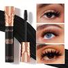 5D Waterproof Mascara Lengthens Eyelashes Extension Black Silk Fiber Mascara Female Makeup Cosmetic Waterproof Mascara