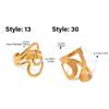 Gothics Styles Patchwork Shaped Rings Fashion Accessory for Men and Women Unique Designs Jewelry Party Supplies Gifts