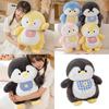 Cute Penguin Cub Plush Toy Fluffy Stuffed Animal For Valentine's Day Gift Best Friend Gift And Sister