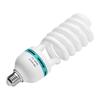 Spiral Fluorescent Light Bulb 135W 5500K Daylight CRI90 E27 Socket Energy Saving for Studio Photography Video Lighting