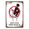 1pc Vintage Aluminium Signs Bathroom Posters Decor Restroom Retro Plaque Plates Wall Art Room Decoration for Bathroom 8x12 Inch