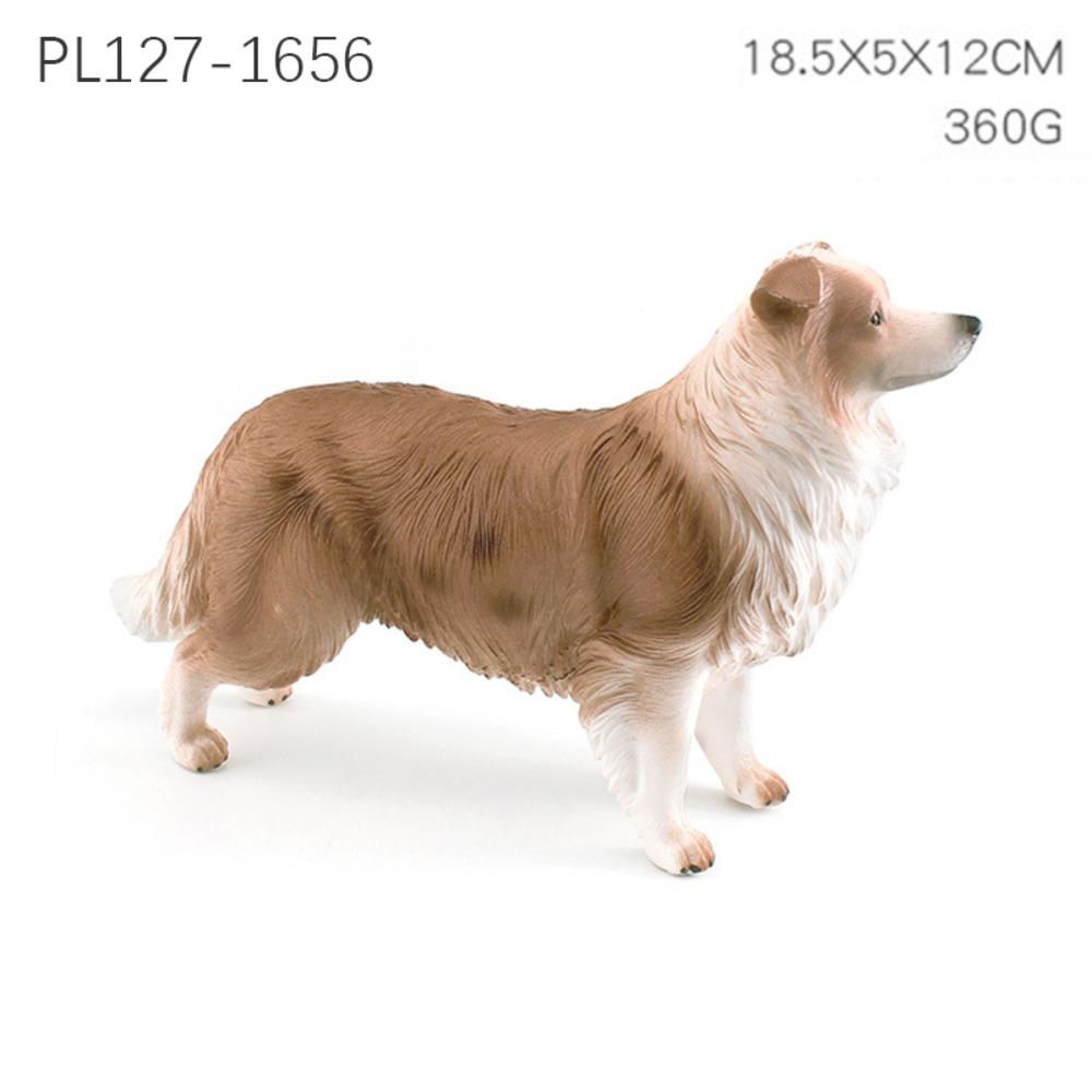 Exquisite PVC Farm Dogs Model Teddy Dog Shiba Inu Corgi Lifelike Realistic Pet Figurines Puppy Action Figures Desktop Ornament