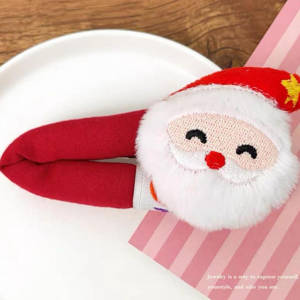 Christmas Thickened Plush BB Hair Clip for Women - Cute, Large, Decorative Accessories