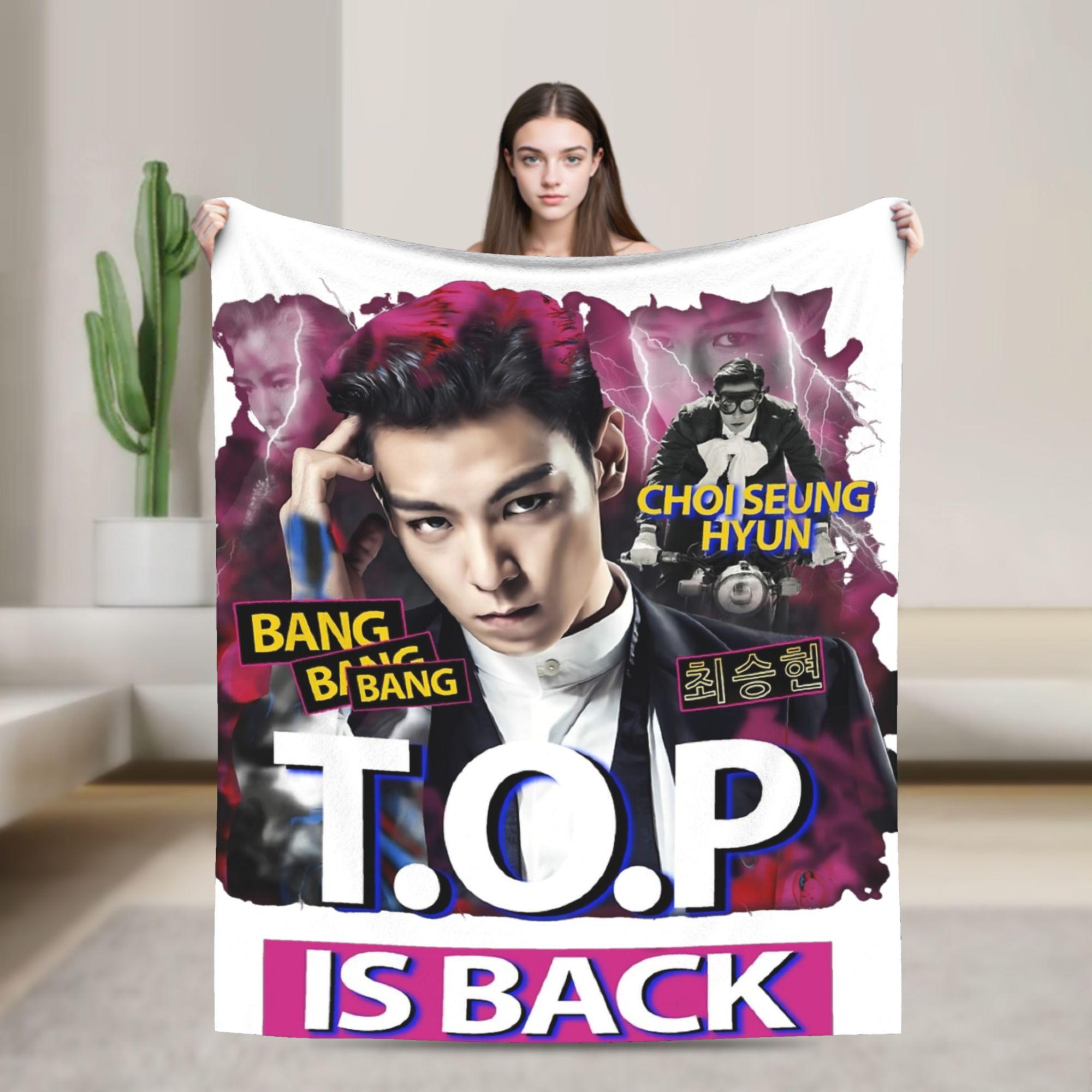 Thanos Legend Choi Seung hyun Vintage Blanket T.O.P Wool Funny Soft Throw Blankets for Bedspread Spring/Autumn 150x200cm