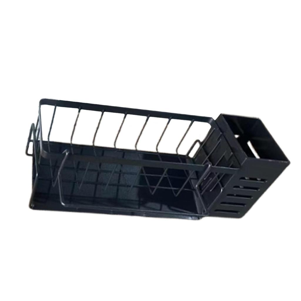 Carbon Steel Kitchen Sink Organizer Draining Rack Sponge Storage Tray for Home Hotel Restaurant