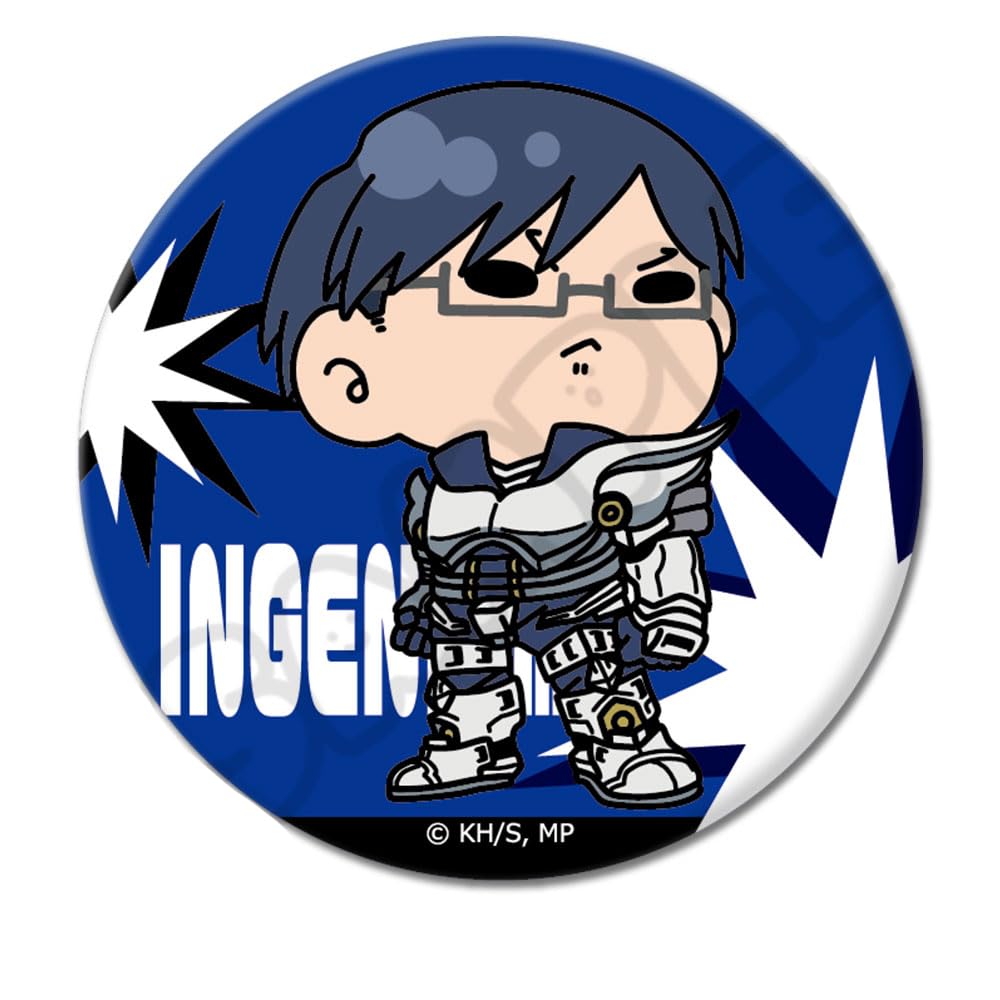 TV Anime Hero 3rd Edition Round Can Badge M YA "My Academia" [Tenya Iida] Everyone's Mochocho! [57mm]