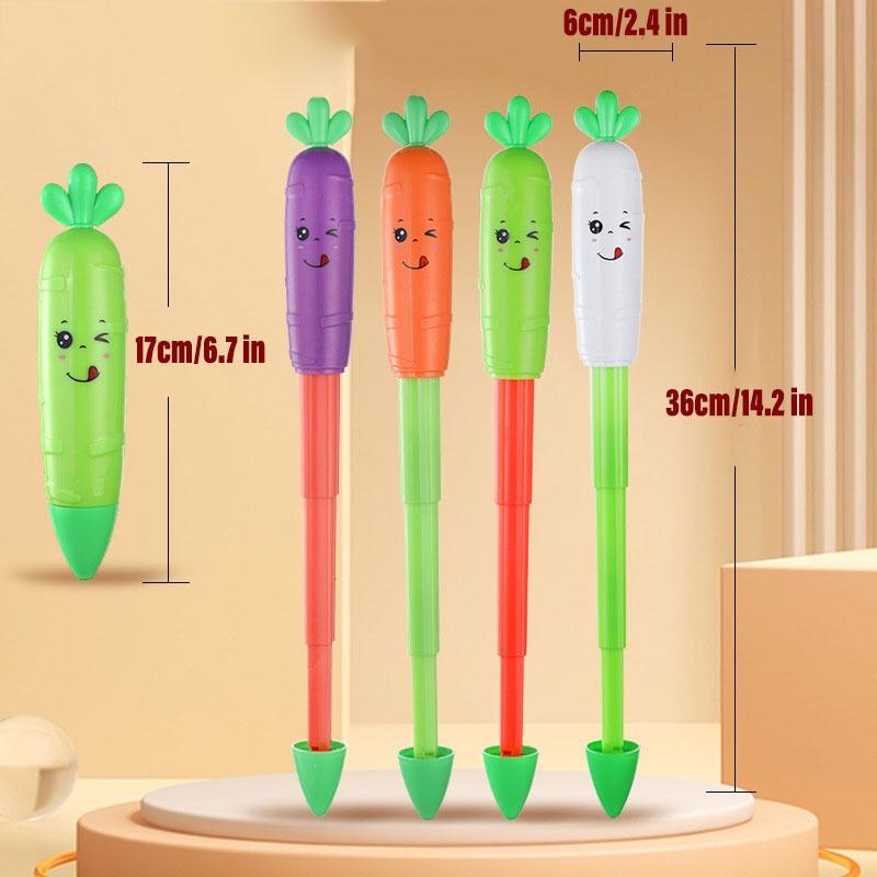 Stretchable Carrot Sword Toy For Kids Realistic 3d Gravity Knife Anti-stress Plaything
