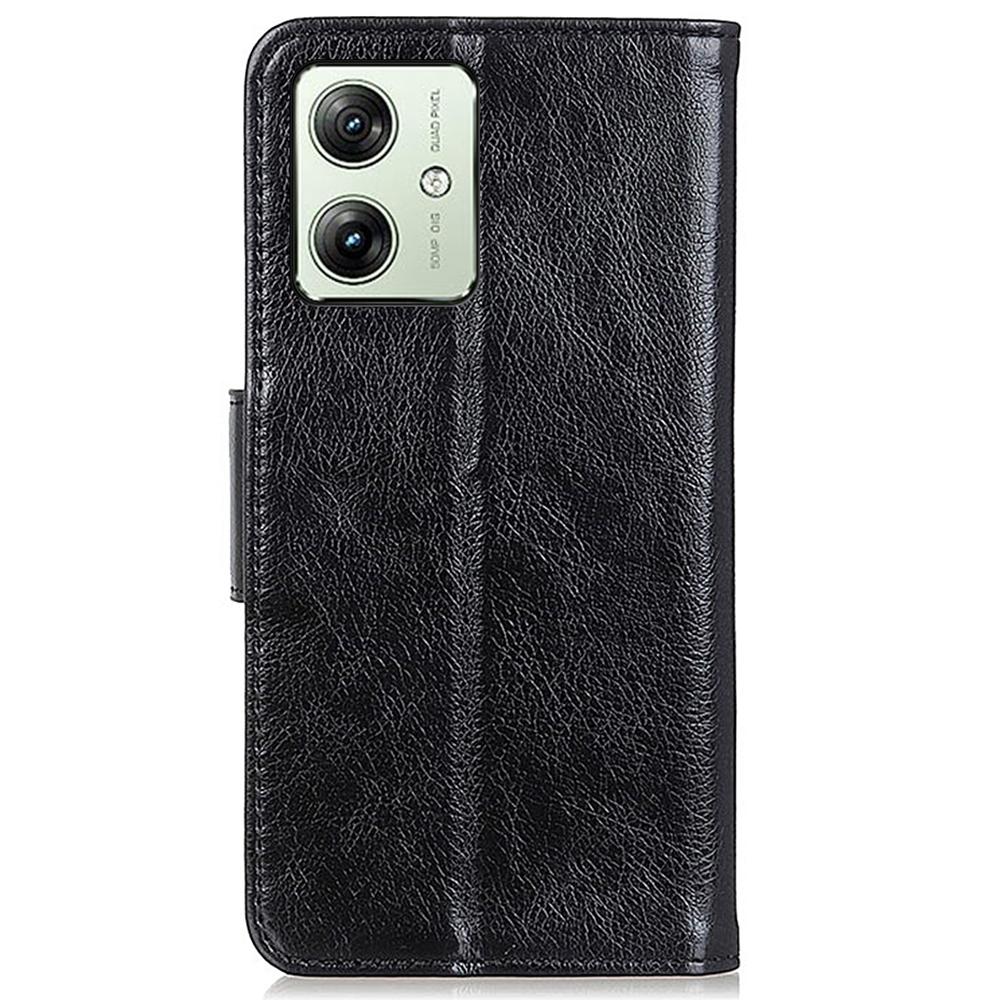 For Motorola Moto G64 5G/G54 Power 5G Case Nappa Texture Split Leather Wallet Phone Cover