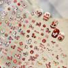 2026 Year of the Horse Nail Stickers Lovely Pony Bowknot Firework Flower Self-Adhesive Manicure Decals DIY New Year Decor