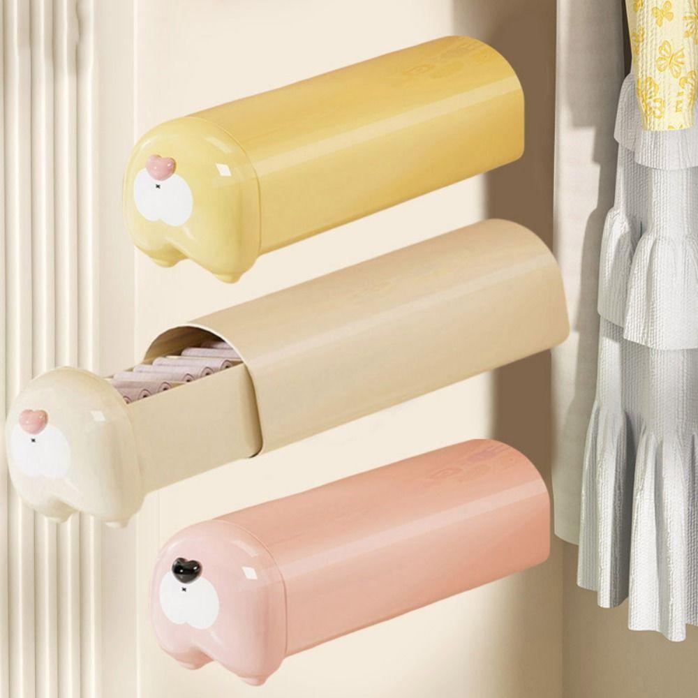 Large Capacity Socks Storage Bin Plastic Wall Hanging Storage Box Closet Organizer for Home жёлтый 980₽