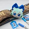 Anime Touhou Project Cirno Plush Toy Soft Pendant Cat Ear Stuffed Doll Praying for Blessings Guarding Wise Backpack Bag Keychian
