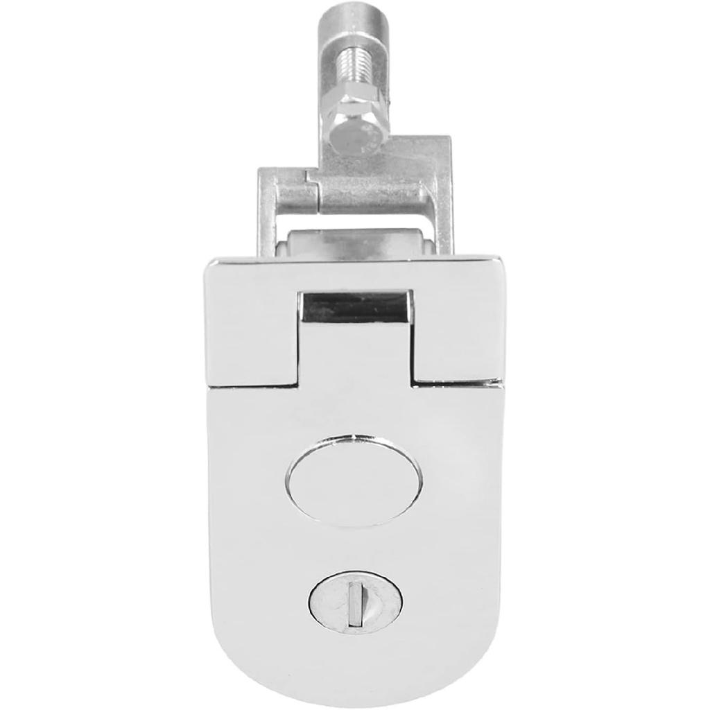 RV Door Lock Trailer Entry Door Lock Compression Latch Powder Coated Zinc Alloy Antirust for Motorhome Yacht