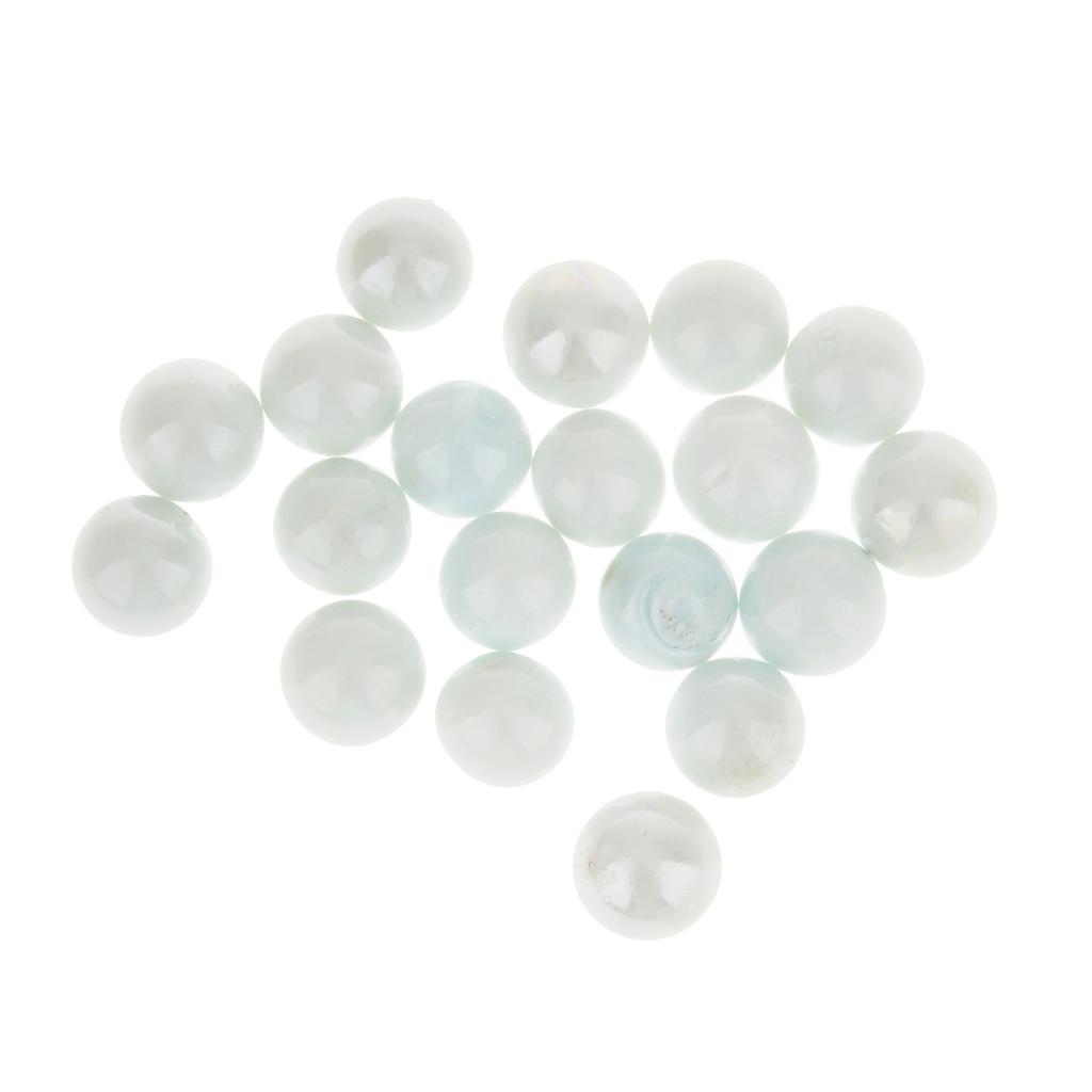 16mm Assorted Glass Marbles Balls Traditional Game Play Children Toy Pack Of 20