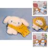 Cinnamoroll Plush Key Holder With Taiyaki Design For Bag Or Keys