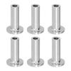 10Pcs Stainless Steel Protector Sleeves High Tensile Strength Anti Fatigue Weatherproof Cable Railing Protector Sleeves