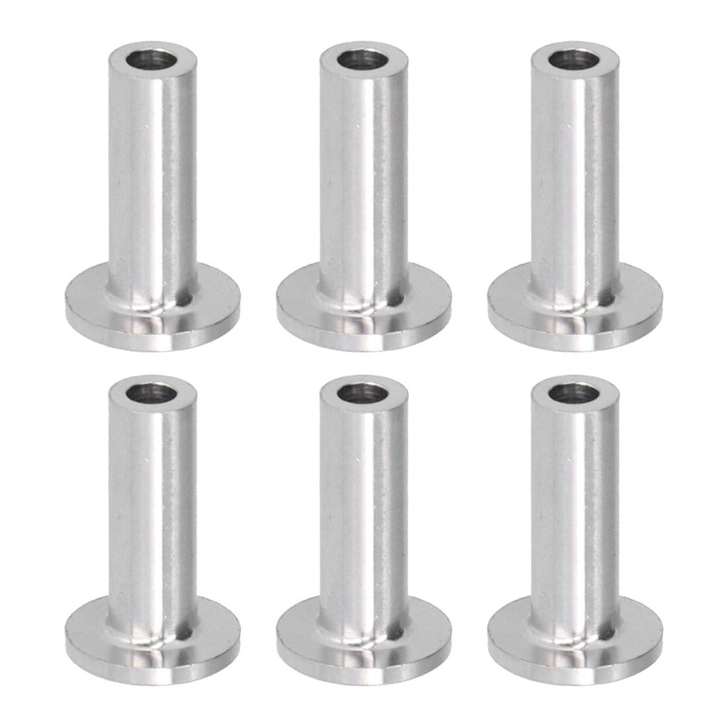10Pcs Stainless Steel Protector Sleeves High Tensile Strength Anti Fatigue Weatherproof Cable Railing Protector Sleeves