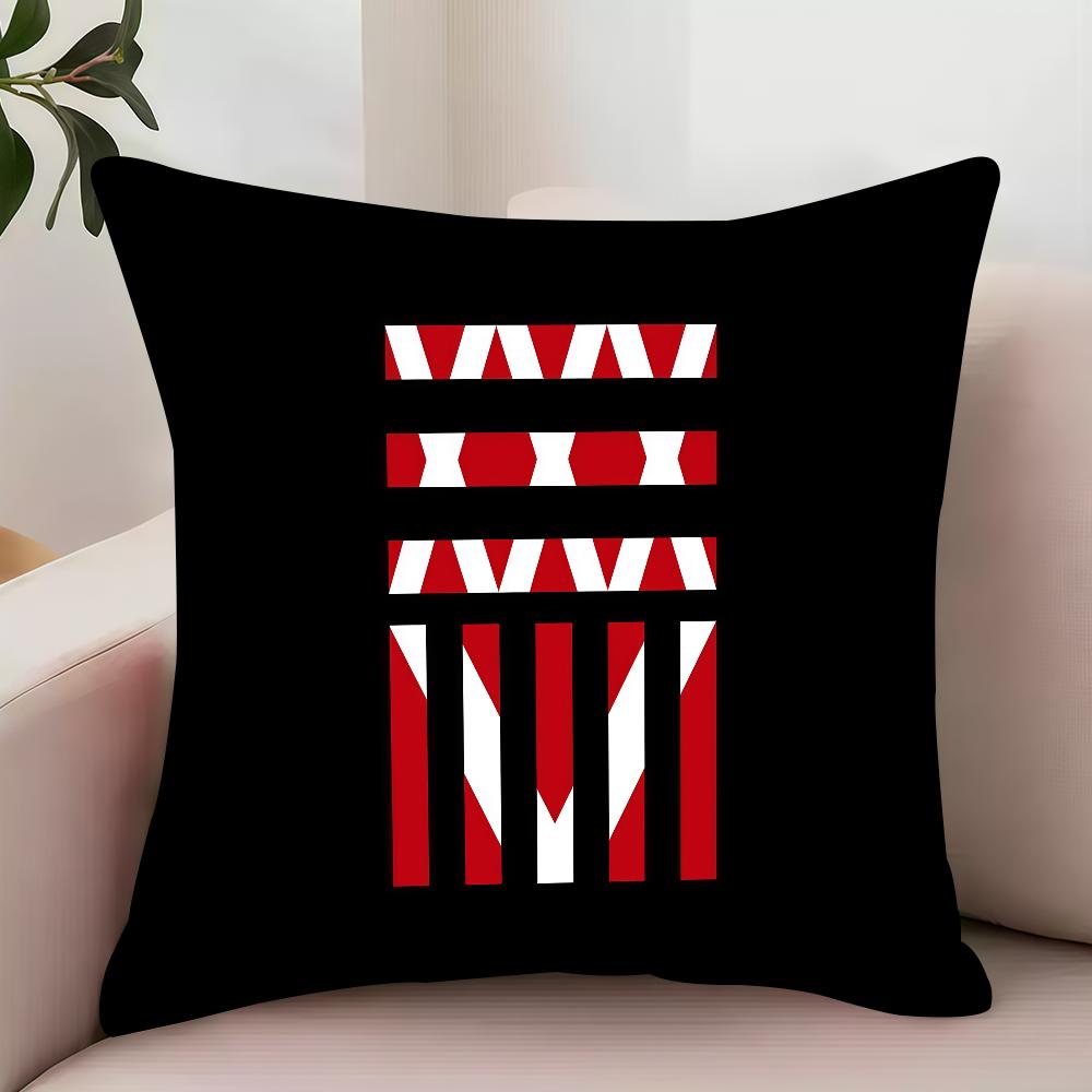 

Band O-ONE OK R-ROCK Detox Pillow Case Decor Protective Covers Comfortable Soft For Sofa Living Room Home Office 12x12Inch