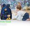 Large-capacity Backpack For Primary And Secondary School Students, Cartoon Shoulder Bag And Pencil Case For Children