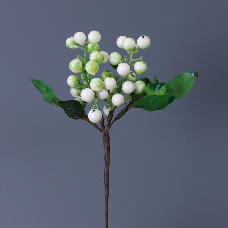 28cm Foam Small Berry Simulation Flowers Photography Props Home Flower Arrangement Decoration Blueberry Fruit Red Berry Bouquet
