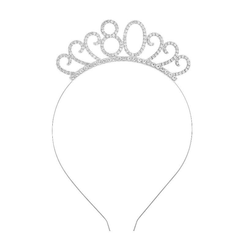 Cross-Border Digital Birthday Crown Set: Headdress, Party Shoulder Strap & Etiquette Belt Photo Prop for Girls