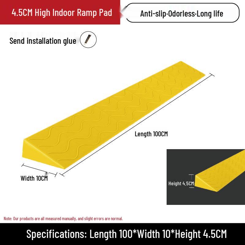 Threshold Uphill Ramp Mat for Indoor Sweeping Robots
