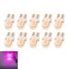 10Pcs 4-Core T10 COB Crystal Silicone Short W5W Diffuse High Brightness Wide Light,Interior Position Light License Plate Light