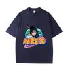 Cartoon Anime Naruto Printed Top 2026 Summer New T-shirt Unisex Anime Naruto Sports Cotton T-shirt