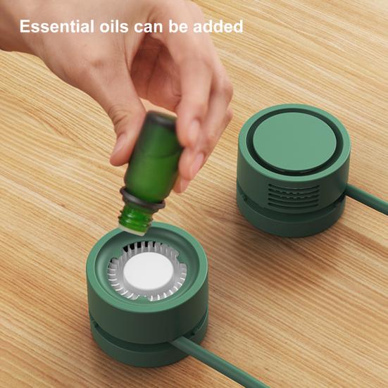 Portable Neck Fan Foldable Rechargeable Hanging Fan 3 Speed Quiet Personal Fan