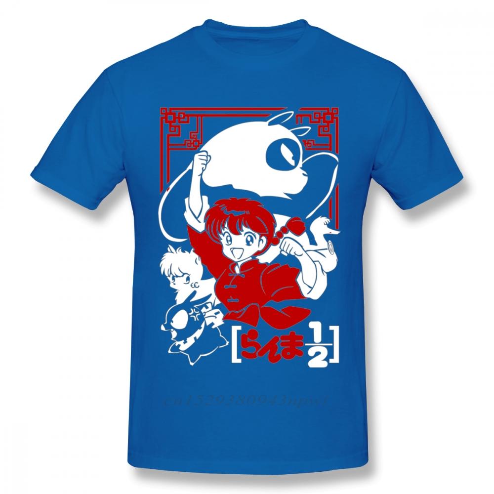 Punk Rock Unisexs Tshirt Unisexs Ranma 12 T Shirt Guys Fashion Streetwear Round Neck Faddish Design Tee Shirt
