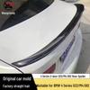 BMW 4 Series G22/M4 G87 CS Style Carbon Fiber Rear Spoiler - No-Drill Ducktail Modification