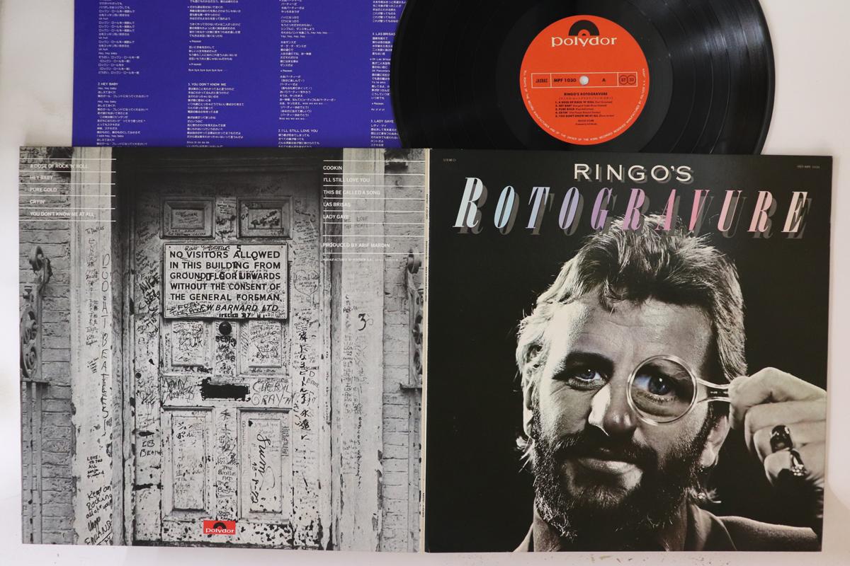 

LP Record RINGO STARR - Ringo s Rotogravure MPF1030 POLYDOR 1976 Japan Rock Used