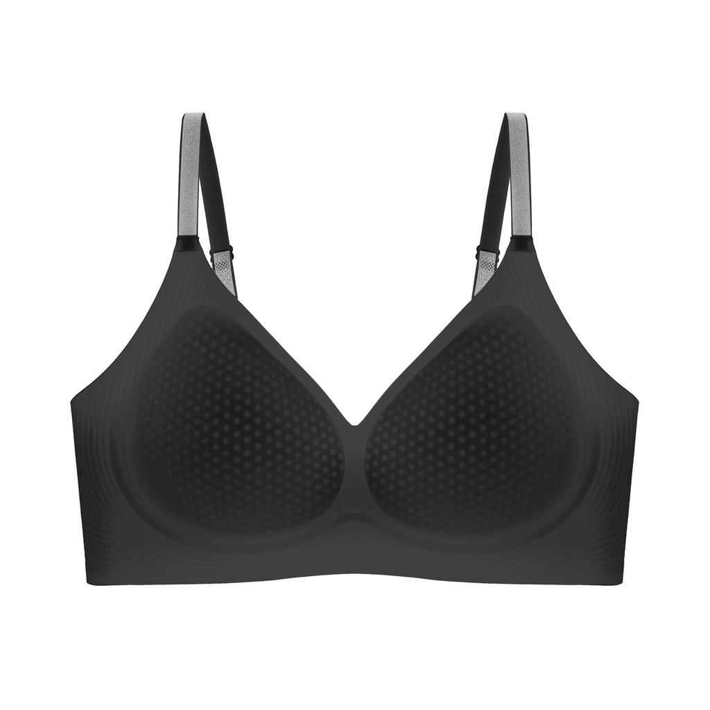 Liquid Foundation Breathable Suspender, Thin Shoulder Strap, Small Chest Gathered, Summer Thin Ice Silk Comfortable Seamless Bra Cover