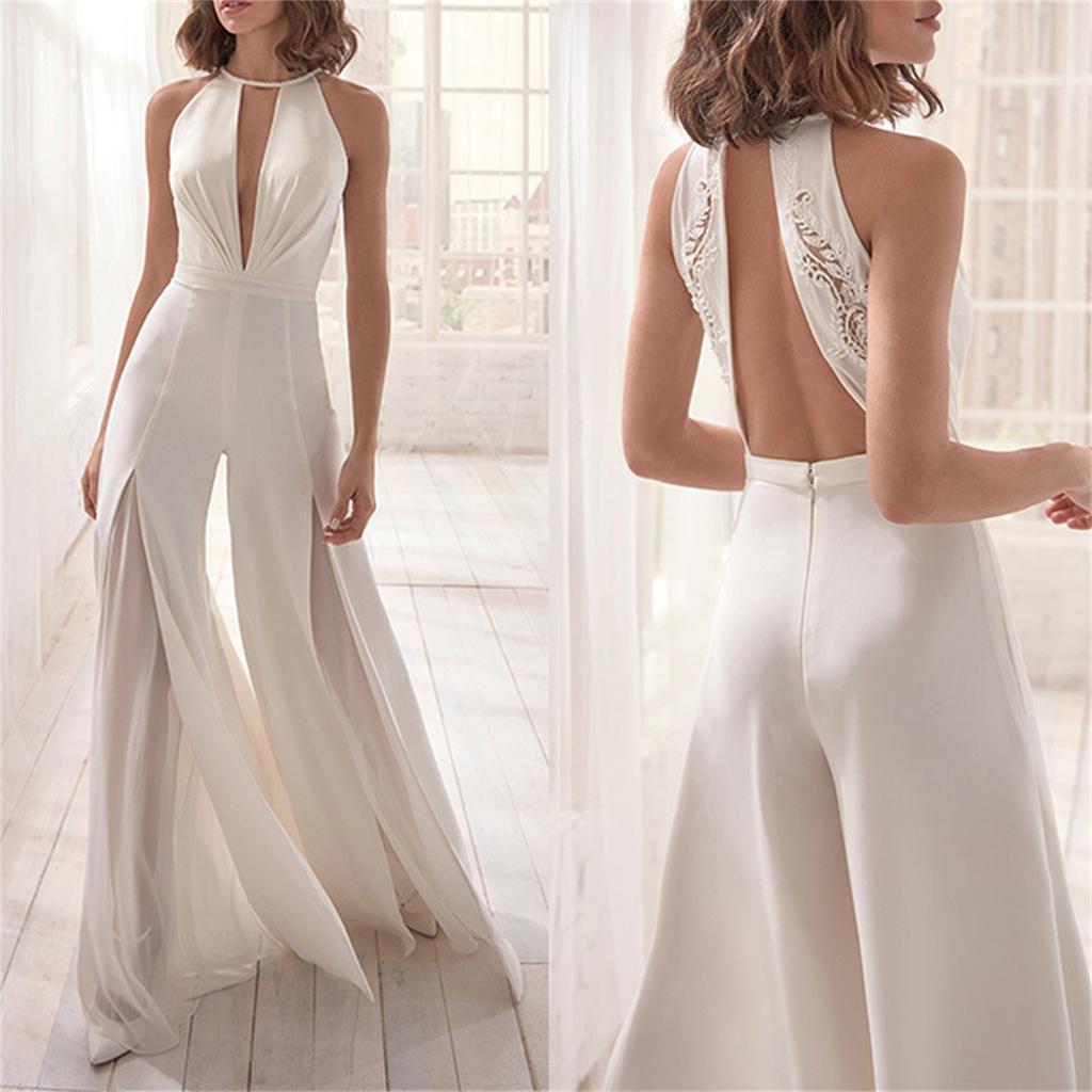Women New Winter Temperament Retro Conjoined Fashion Jumpsuits Dance Party