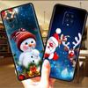 Funda Für Xiaomi Redmi Hinweis 10 9 11 Pro Weiche Telefon Fall 10S 9S K40 8 9A 9C 9T 7 10C 8T Silikon Abdeckung Frohe Weihnachten Schnee Shell