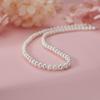 Zhuji Natural 5-6mm Freshwater Pearls: Strong Luster, Minor Flaws, S925 Sterling Silver, Luxury Light Pearl Set